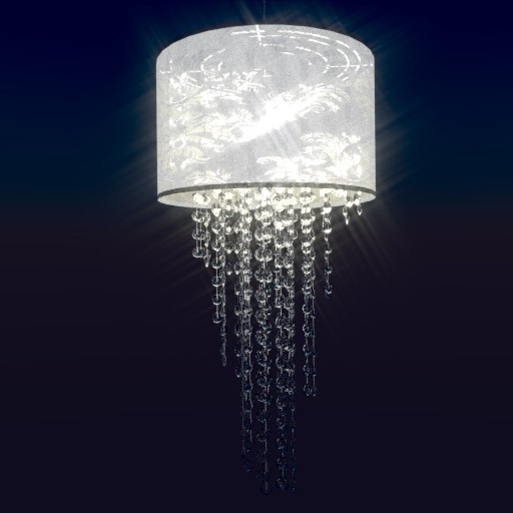 Crystal Chandelier with Shade preview image 1